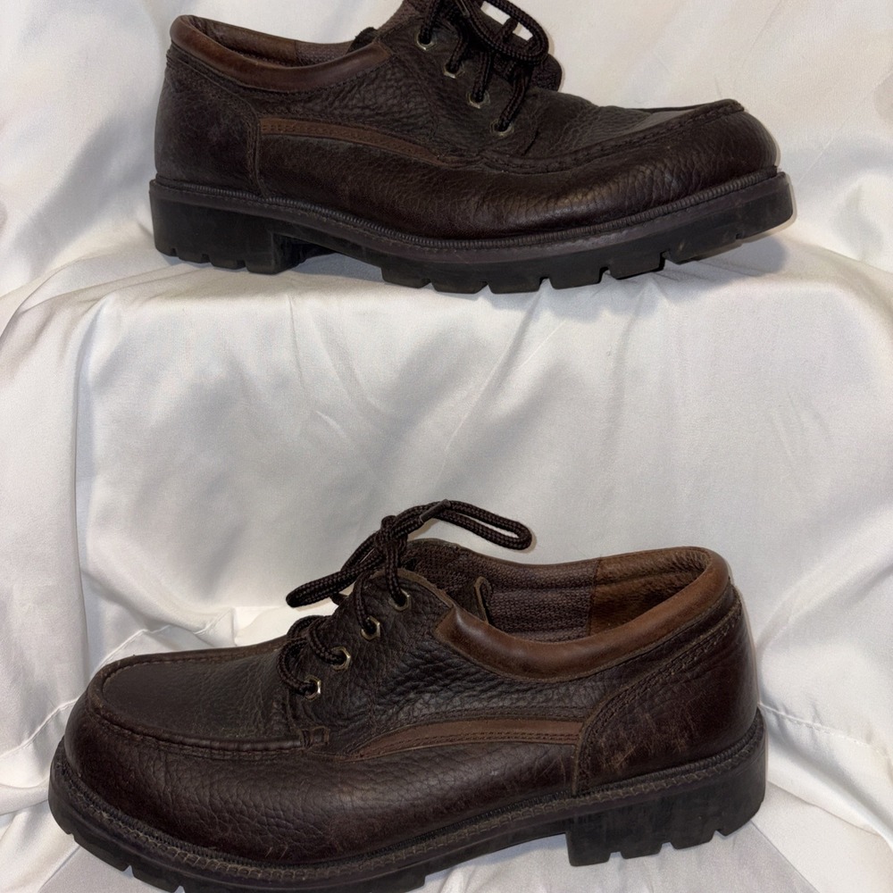 Dockers Glacier Mens Casual Brown Leather Shoes Size 12 M 090-4008